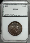 1957 High Grade Franklin Half Dollar - Mint State