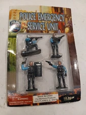 Markson Products Police Emergency Service Unit Action Figures In Package