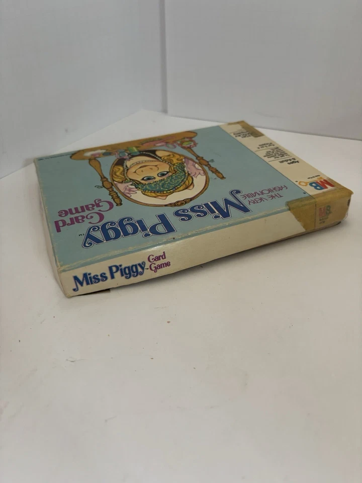 Vintage 1980 The Very Fashionable Miss Piggy Card Game Milton Bradley Complete - Image 3 of 4