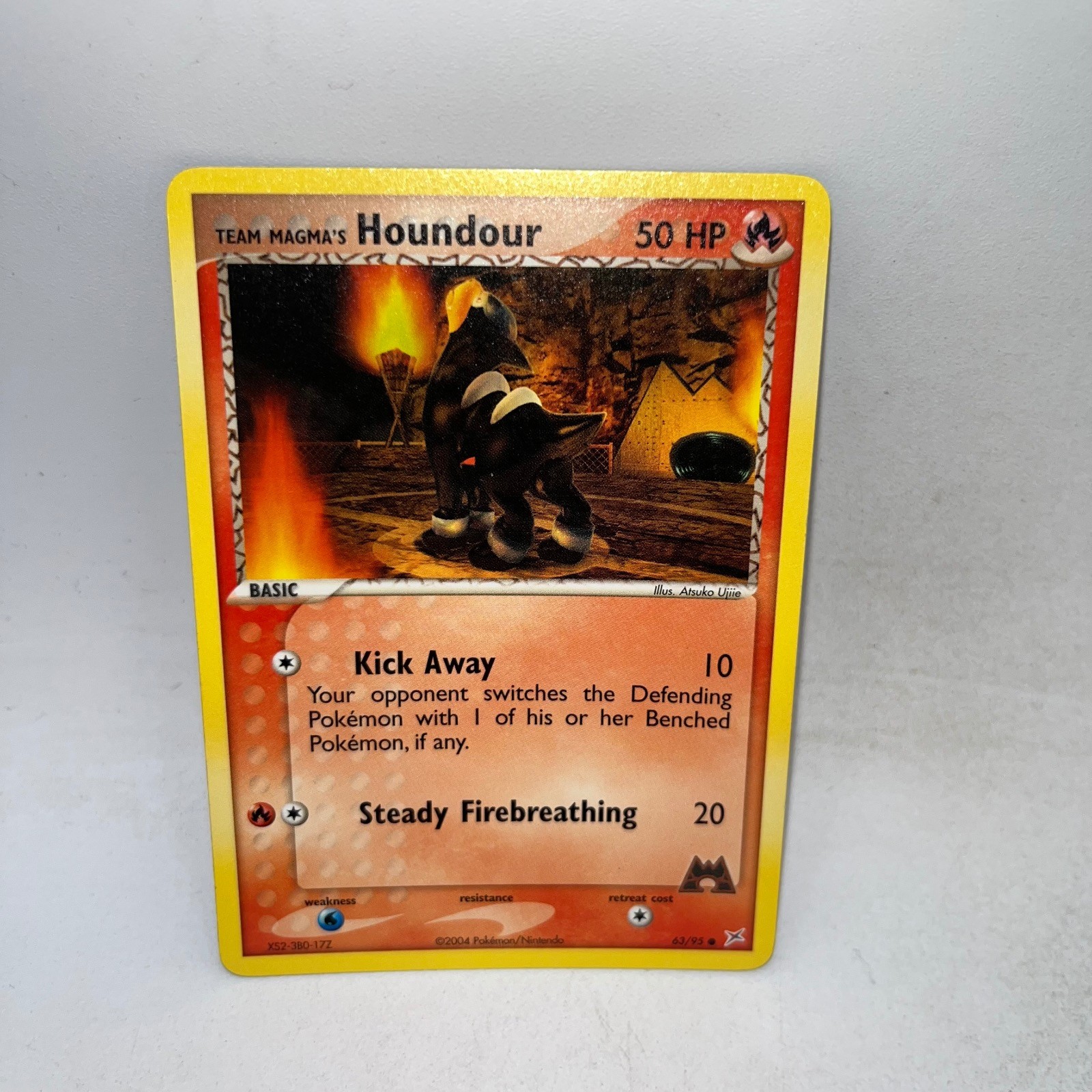 Team Magma's Houndour 63/95 Common Team Magma vs Team Aqua Pokemon LP