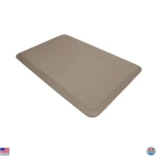 NewLife by GelPro Eco-Pro Foam Anti-Fatigue Mat 20” x 32” Taupe Non-Slip Pad