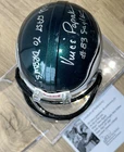 Vince Papale Signed Philadelphia Eagles Mini Helmet #83 Auto COA Invincible NFL