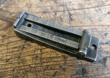 Vintage 1896 Krag Rifle Rear Sight Base Part Used
