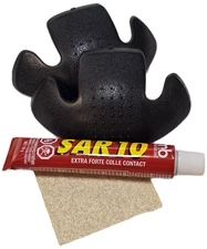 Moneysworth & Best Quality Shoe Toe Guard Boot Saver - Color Black LARGE 1 Pair