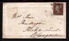 UK 1855 SCOTLAND BLAIRGOWRIE QUEEN VICTORIA COVER 1d Red Brown STAMP (L439)