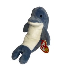 Echo the dolphin - Ty Beanie Babies / soft toy  / plush 
