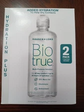 New Bausch & Lomb Biotrue Multi-Purpose Solution 20 oz - NEW - 2 Pack - EX 02/27