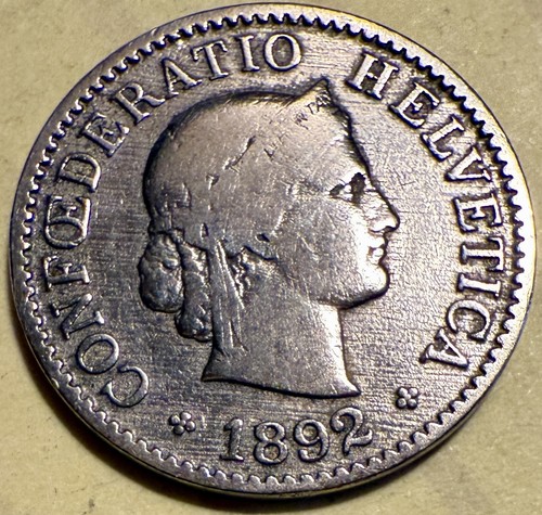 SCHWEIZ 🇨🇭 5 Rappen 1892