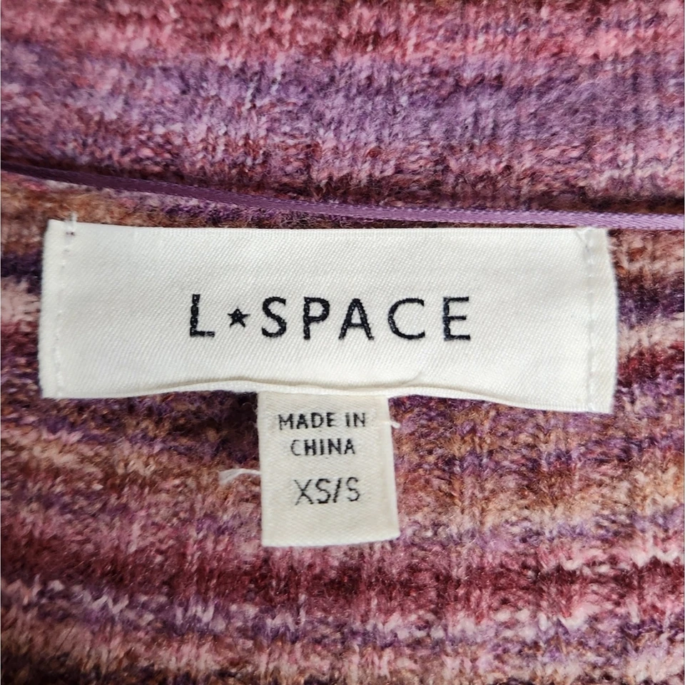 Cárdigan L Space Demi de gran tamaño con tobillo delantero Sundown Space Dye talla XS/S Foto 3 de 4