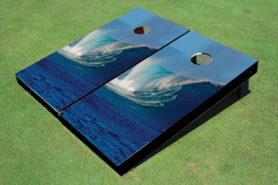 Teahupoo Custom Cornhole Board