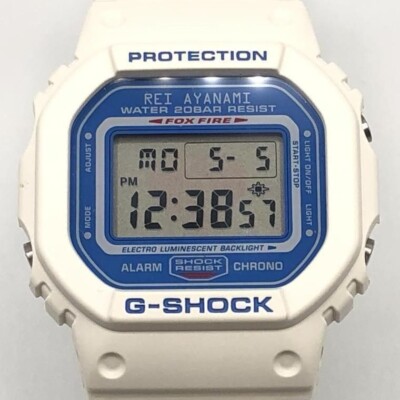 G-SHOCK DW-5600VT エヴァ 綾波レイ アニメキャラクター Neon Genesis Evangelion Rei Ayanami Model G-SHOCK DW-5600VT