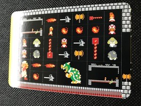 Super Mario Bros Famicom History Book Sealdass Sticker Japanese NINTENDO Rare