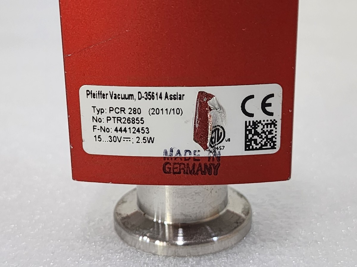 PFEIFFER VACUUM D-35614 Asslar COMPACT PIRANI CAPACITANCE PFEIFFER VACUUM D-35614 Asslar COMPACT PIRANI CAPACITANCE