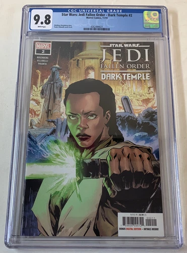 2019 Marvel STAR WARS JEDI FALLEN ORDER DARK TEMPLE #2 ~ CGC 9.8