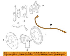 GM OEM 04-05 Century Rear Suspension Brake Components-Park Brake Cable 15242626