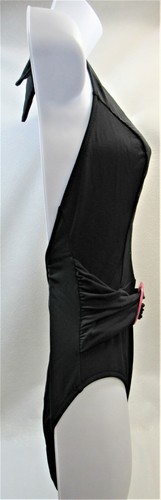 Traje de baño INC de una pieza para mujer talla 10 negro nuevo - Imagen 4 de 9