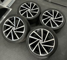 Volkswagen MK7 Golf R 19" OEM Wheels Rims Yokohama Tires GTI Jetta Passat
