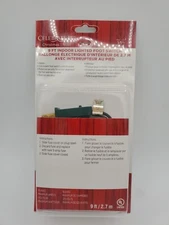 Celebrate It 9ft Indoor Lighted Foot Switch Christmas Holiday Extension Cord NEW