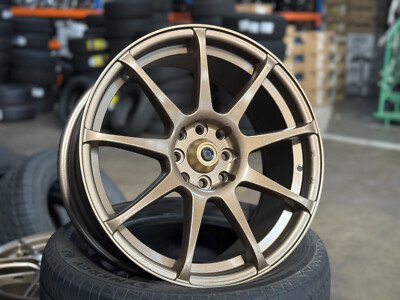 RACING DYNAMICS 17x7.5JJ+34 PCD120 H5 4本 Used 17x7.5 WedsSport Design (4 wheel) 4x100 4x114.3 fit Toyota