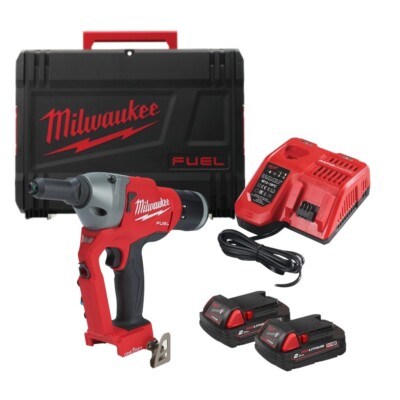 Milwaukee Nietmaschine M18 FUEL ONE KEY, 18V, 2AH