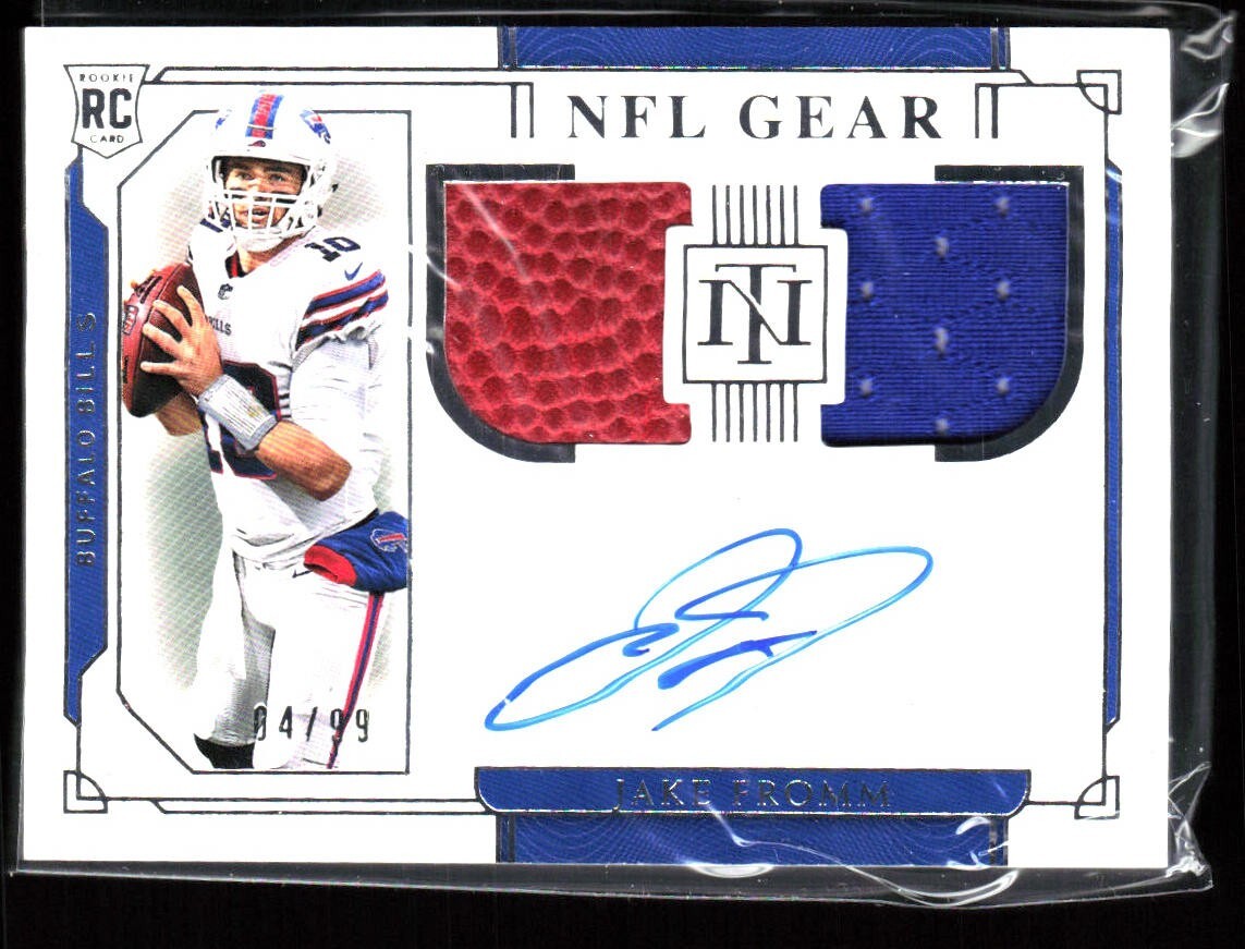 2020 National Treasures Jake Fromm RPA /99 Patch With Football -
