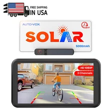 AUTO-VOX Solar3APlus Wireless Backup Camera with 5" 1080P Split Screen Monitor