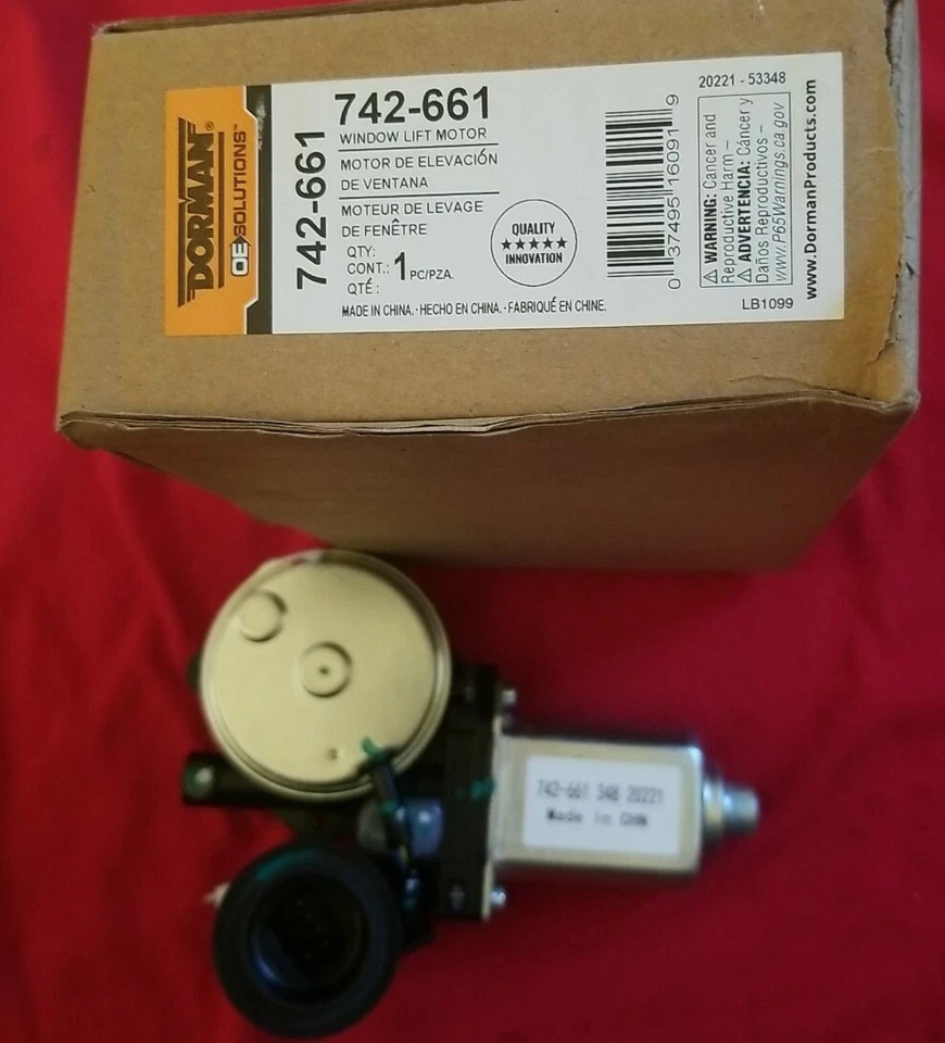Motor ventana 742-661 Dorman conductor delantero lado izquierdo nuevo mano izquierda para Toyota Camry Foto 4 de 4