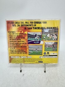 NFL 2K (Sega Dreamcast, 1999)  Complete in Box - CIB - VGC DISC