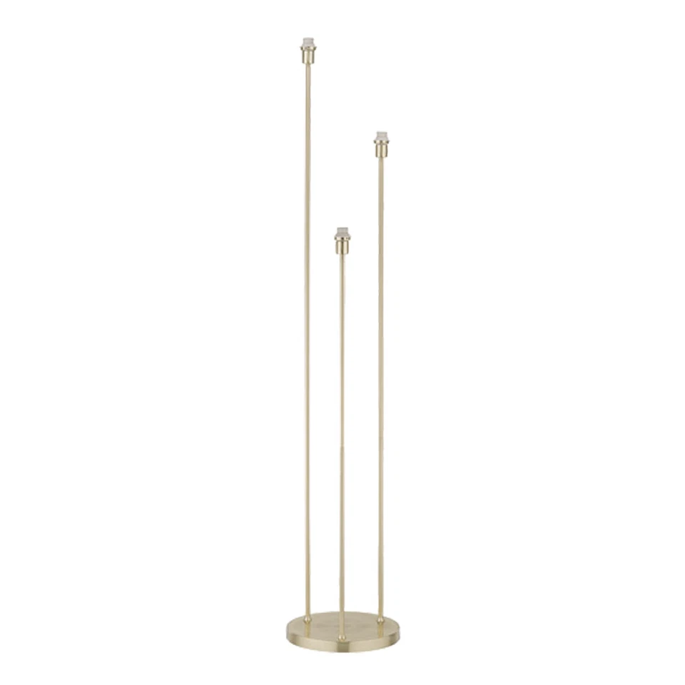 Paulmann 700.76 Living 2Easy Midi Basic Stehleuchte 3x11W Messing gebürstet ESL - Bild 1 von 3