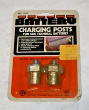 Vintage Hollywood Accessories Battery Charging Posts Side Terminal Batteries NOS
