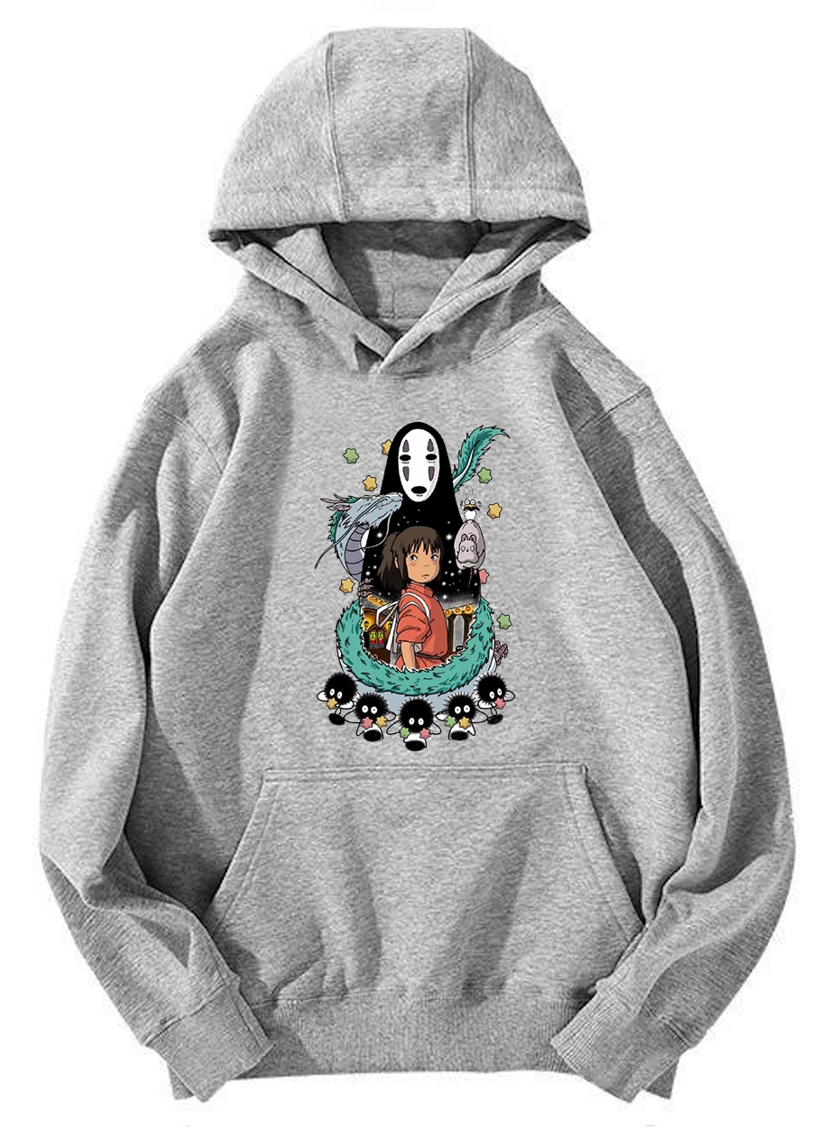 Spirited Away Characters Graphic Hoodie