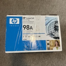 Genuine HP 98A Black Toner Cartridge 92298A LaserJet 5 New Sealed Open Box OEM