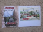 JERSEY - 2009 RAILWAYS MINIATURE SHEET ON UNADDRESSED FIRST DAY COVER