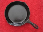 VINTAGE WAGNER CAST IRON SKILLET UNMARKED 9 INCH SKILLET