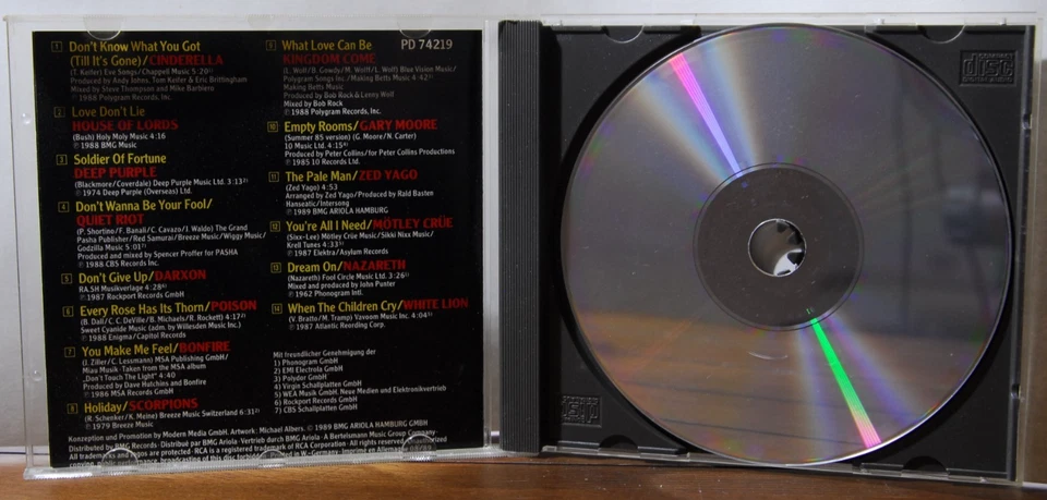 CD - Metal Hammer - Metal Ballads - Volume 2 - Various (866) - Bild 4 von 4