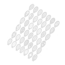 42Pcs Face Paint Stencils Reusable Hollow DIY Face Body Painting Templates Fit