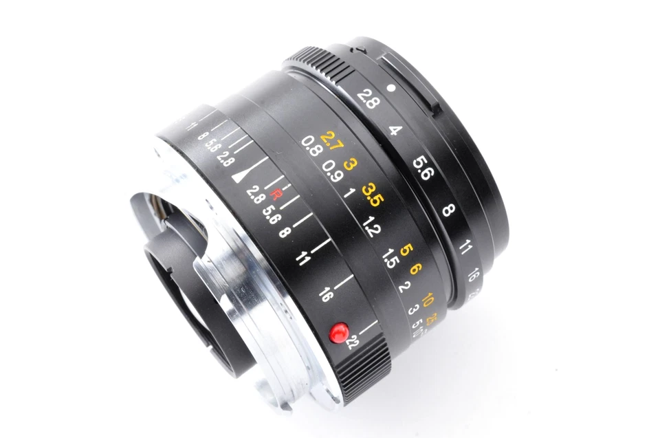Lente Minolta M-ROKKOR 28 mm f2,8 montaje Leica M [EXC++++] #25335-29 Foto 3 de 4