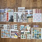 Vintage Combo 200 + Mixed Mostly 32¢ USA Stamps New Unused Full & Part Sheets