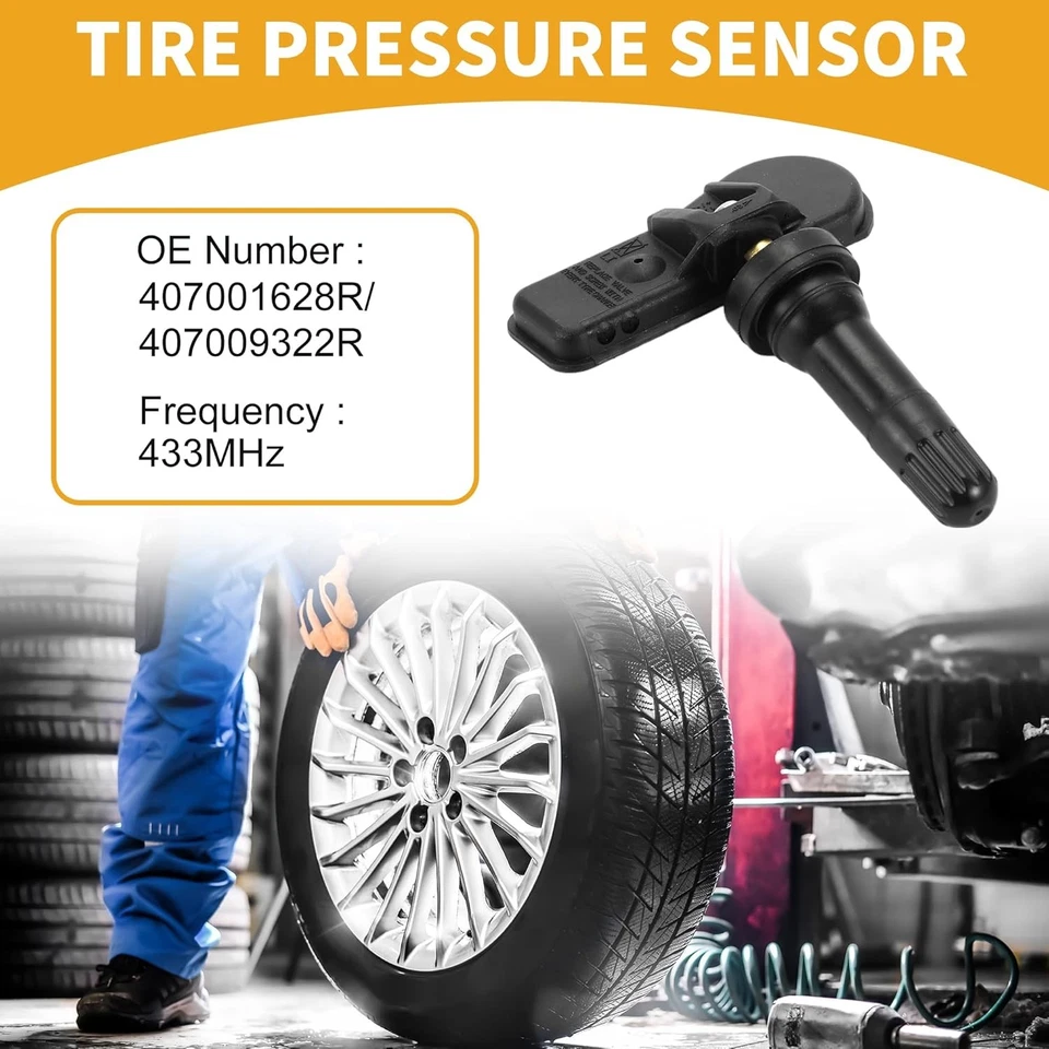 4X Sensor de sistema de monitor de presión de neumáticos para Renault CLIO MASTER TRAFFIC KANGOO Foto 2 de 4