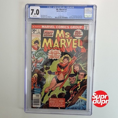 Ms. Marvel #1  CGC 7.0 (Marvel Comics January 1977)