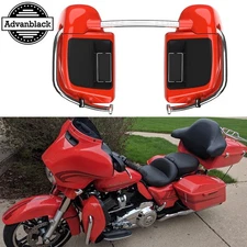 Advanblack Laguna Orange Lower Vented Fairings Kit For 2014+ Harley Touring