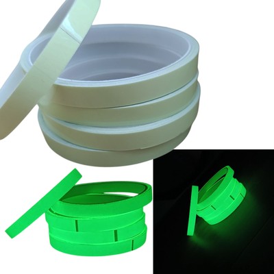 Glow in the Dark Klebeband 3m x 10mm   nachleuchtend, selbstklebend, Leuchtband