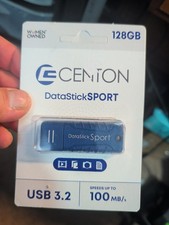 Centon 128gb USB 3.2 Gen 1 Flash Drive High Speed, Metal Design, Durable