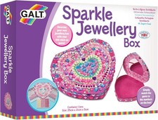 Galt Toys, Sparkle Jewellery Box, Kids'' Craft Kits, Ages 6 Years Plus
