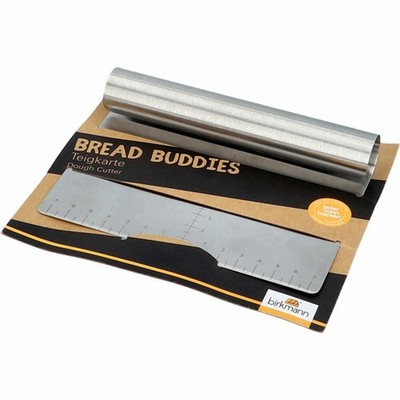 Birkmann Bread Buddies Teigkarte Teigspachtel Teigschaber mit Skalierung 15x12cm