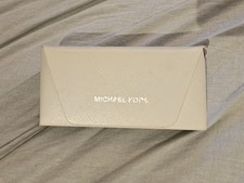 Michael Kors Authentic Hard Eyeglasses/Sunglasses Case in White