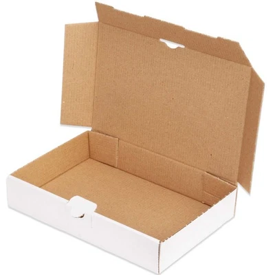 KARTONPRIMUS Maxibriefkartons Versandkarton Post Karton A5 Versand Maxibrief 240x160x45 weiß