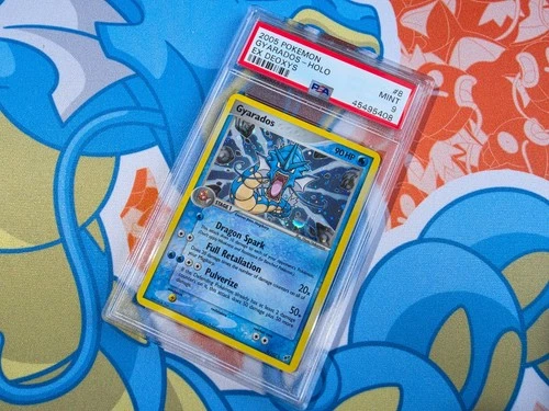 Gyarados - Pokemon 2005 EX Deoxys #8/107 Holo Rare - PSA 9