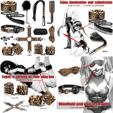 Juguetes Sujecion Adultos Juego Bondage Esposas Manos Tobillos Pinzas GRAN SEXO
