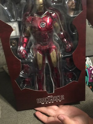 Hot Toys MMS 123 Iron Man 2 Mark IV 4 Tony Stark 12 inch Action